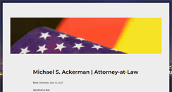 Desktop Screenshot of michaelackerman.net